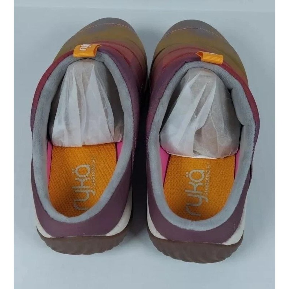 Ryka Echo Puff Womens Slip On Mule 5.5 M Pink Multi Water Repellent Puffer Shoe - Picture 4 of 9